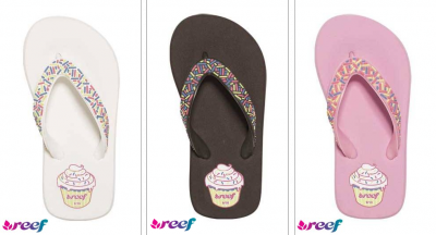 Reef Girls Little Cupcake Flip Flops 