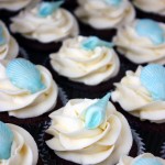 Seashell Wedding Cupcakes