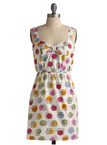 cupcake Baked vintage Love ModCloth clothing  Dress with